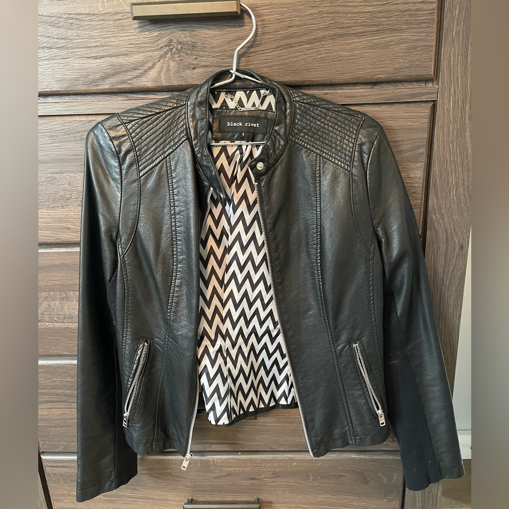 Faux Leather Jacket
